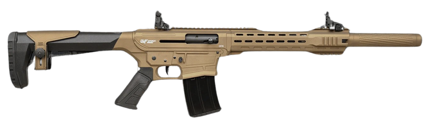 GFORCE ARMS GF25 12 Gauge Magazine-Fed Semi-Automatic Shotgun (FDE, 18.5")