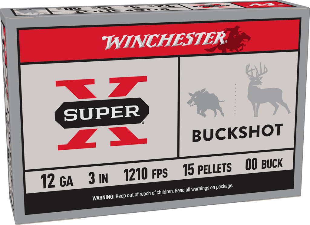 Winchester Super-X 12 Gauge 3 in. 00 Buckshot Shotshells