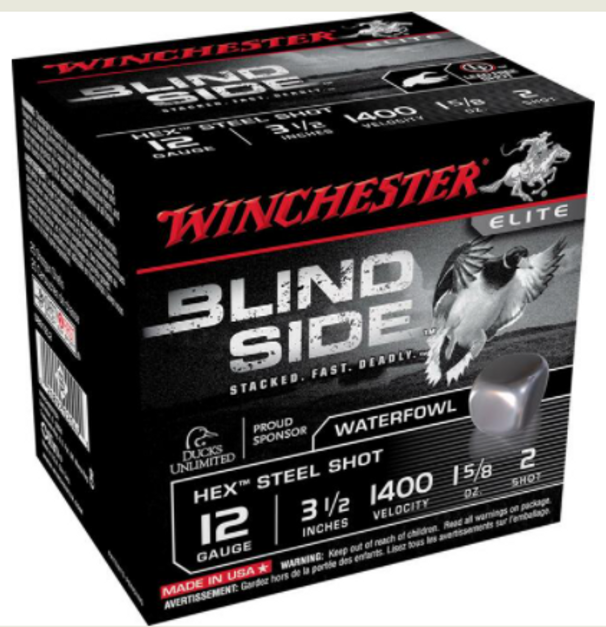 Winchester Ammo 12 Gauge 3.5in Shotshell #2 1400 FPS