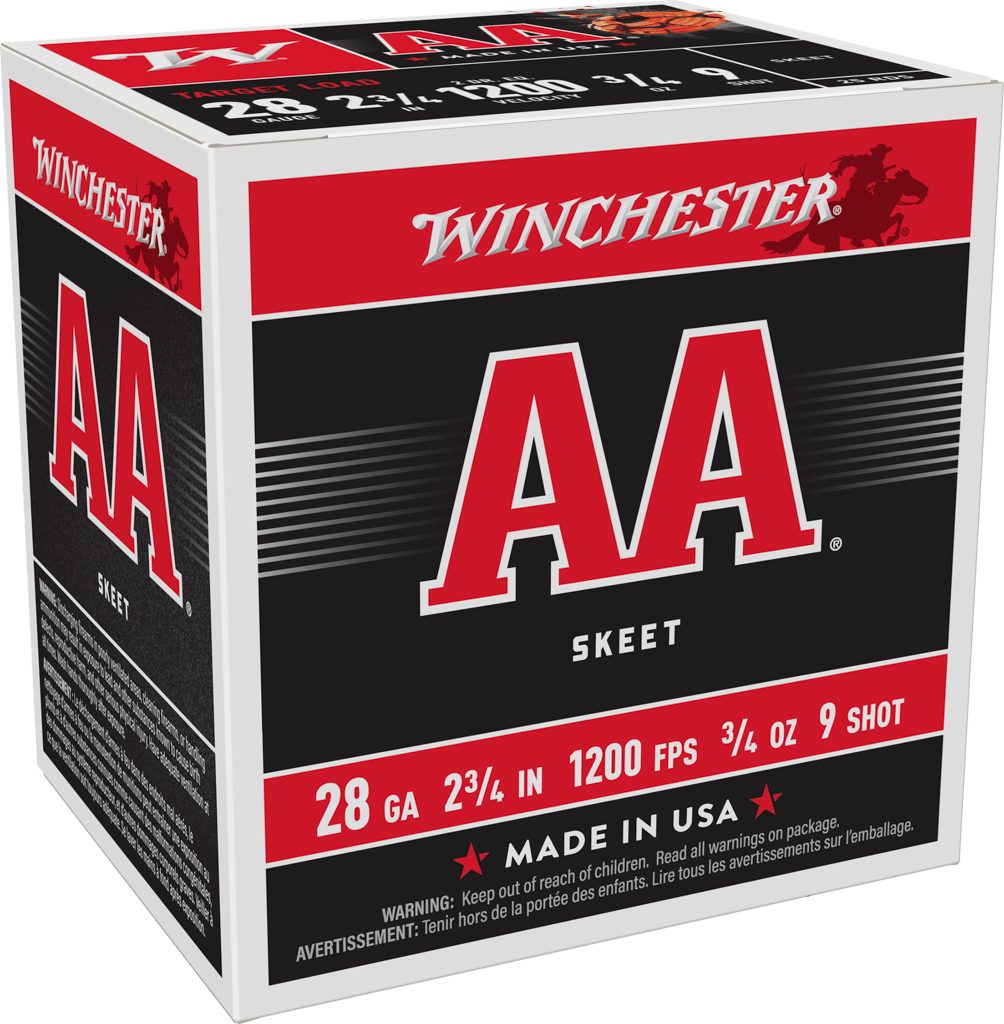 Winchester AA Target 28 Gauge 2-3/4in 3/4oz #9 Shot Shotshell
