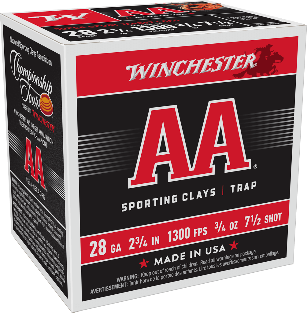 Winchester AA Super Sport Sporting Clay AASC287 28 Gauge 2-3/4" 7.5 Shot 3/4 oz