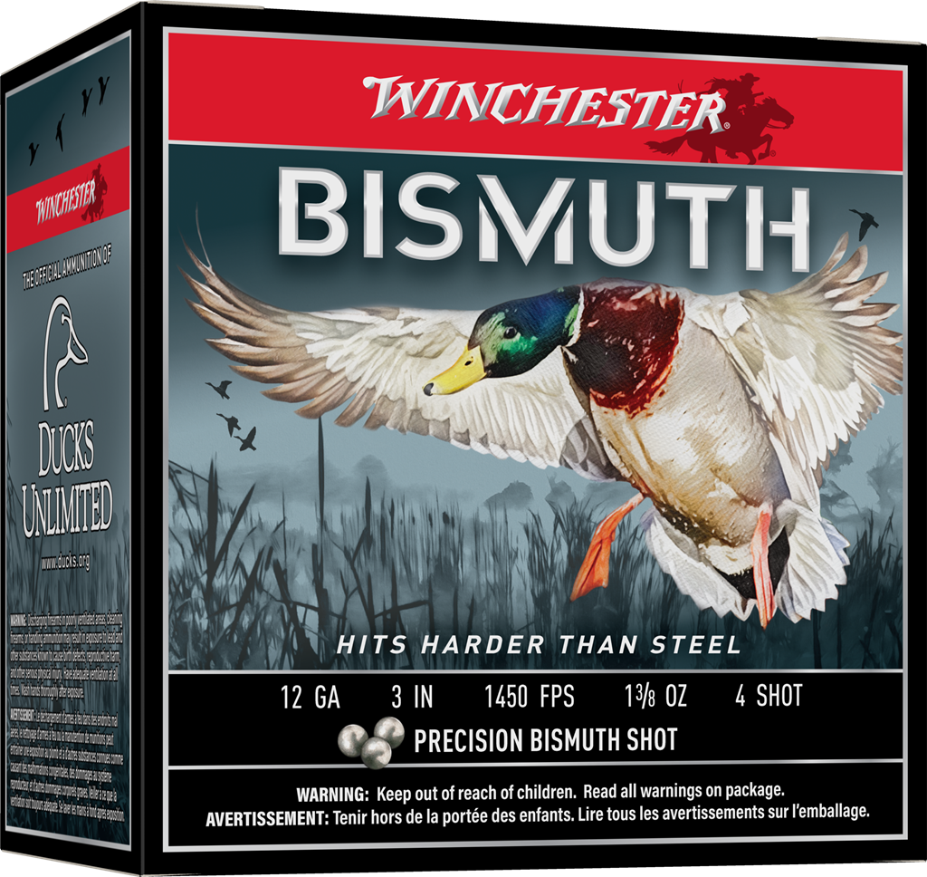 Winchester Bismuth 12 Gauge 3" #4 Shotshell Ammunition