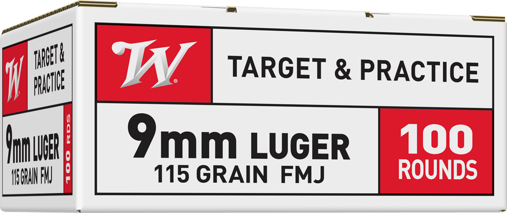 Winchester Ammunition Ammo USA9MMVP Value Pack 9mmLuger 115gr Full Metal Ja