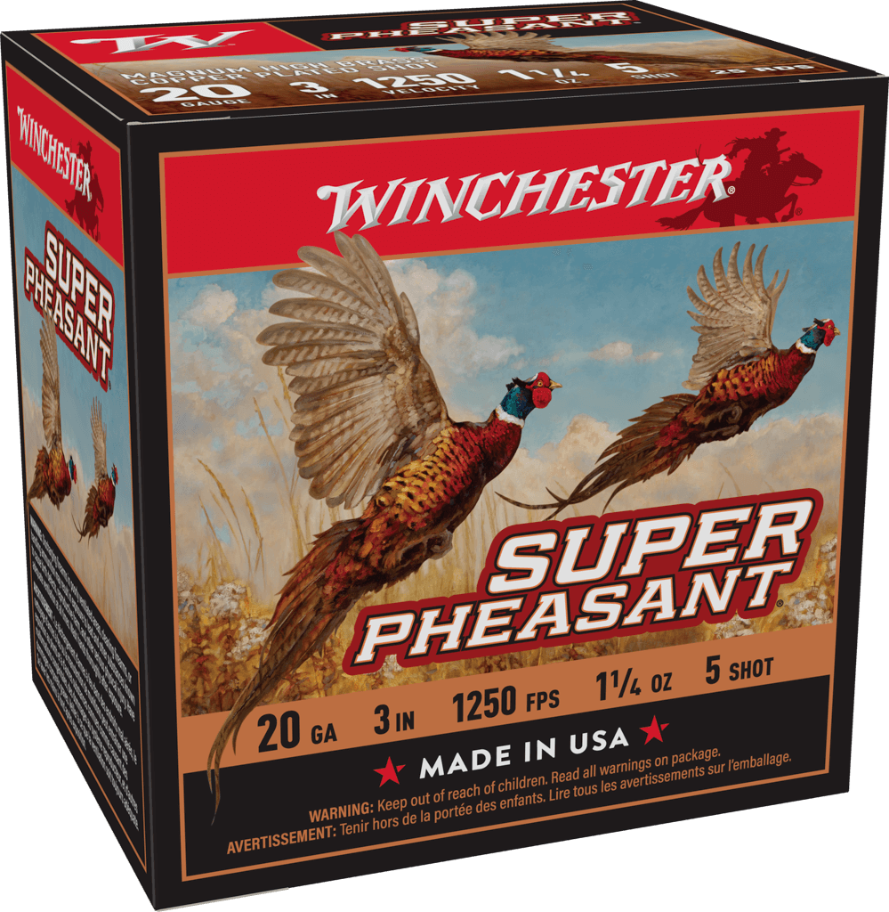 Winchester Super Pheasant 20 Gauge 3 in 1-1/4 oz #5 Shot Shotshells