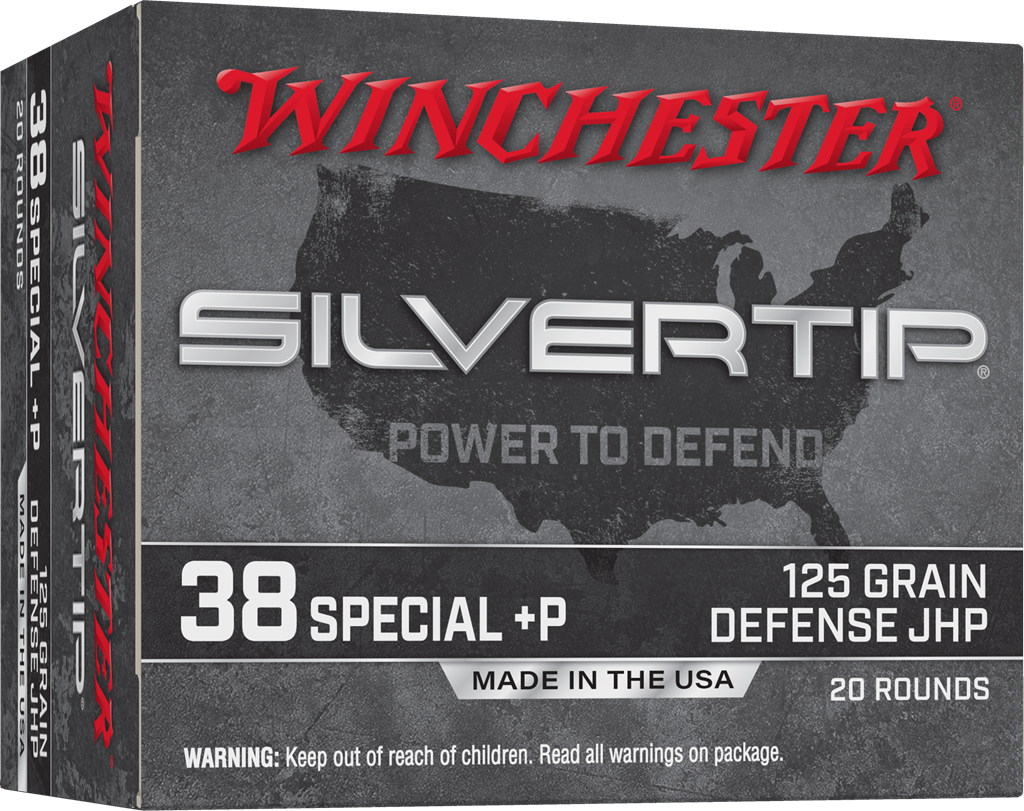 Winchester Silvertip .38 Special +P 125gr Jacketed Hollow Point Handgun Ammunition