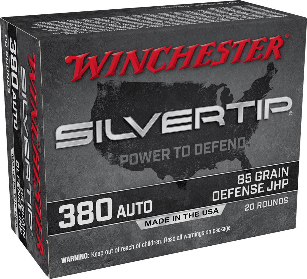 Winchester Silvertip .380 ACP JHP Handgun Ammunition