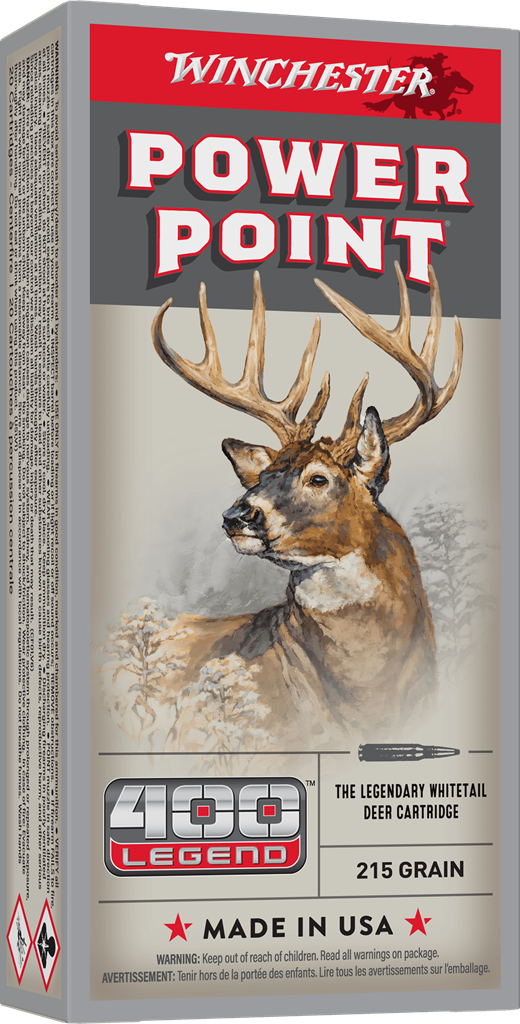Winchester Power-Point .400 Legend 215 gr Soft Point (20 Rounds)