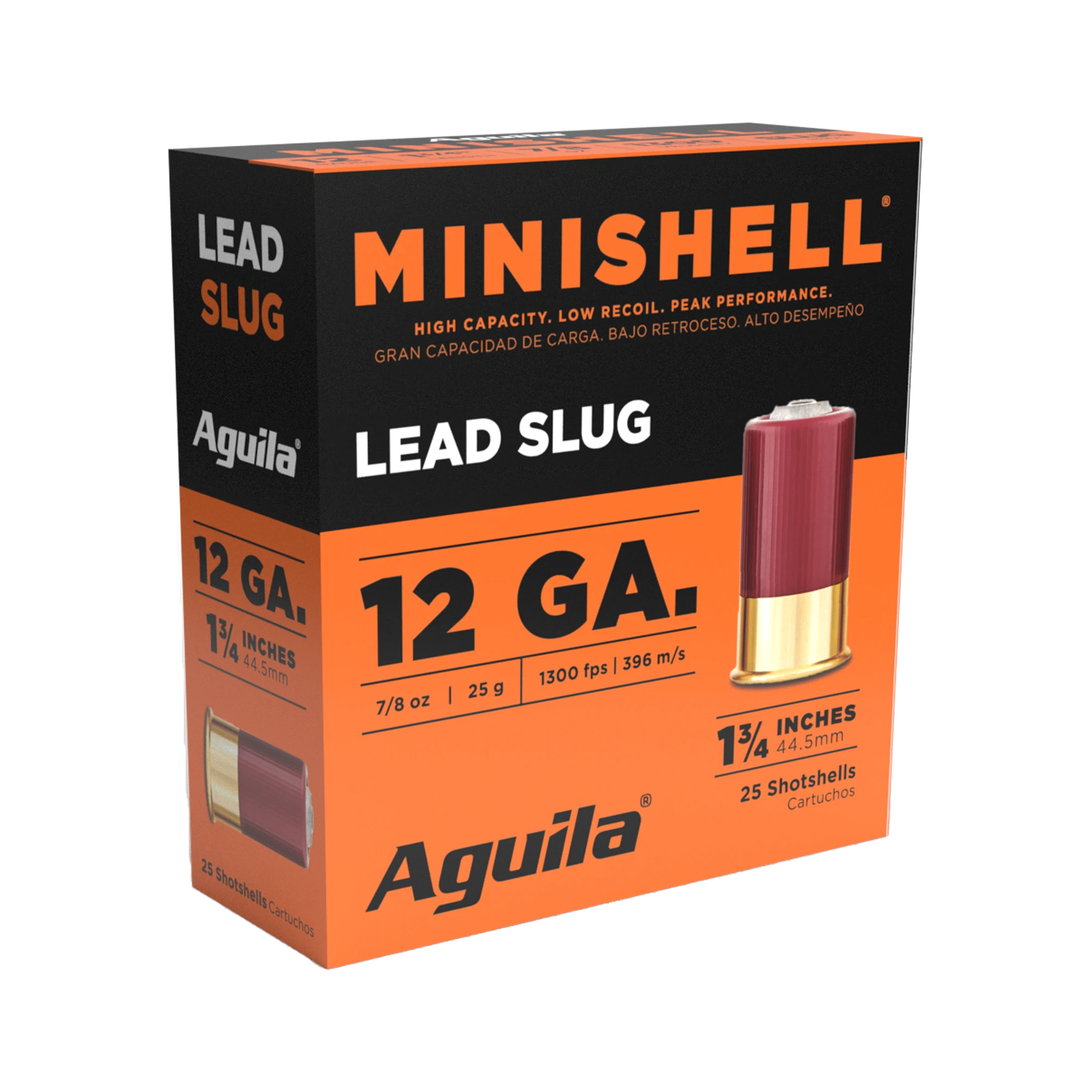 Aguila Minishell 12 Gauge 1-3/4" 5/8 oz Slug 25-Round Box