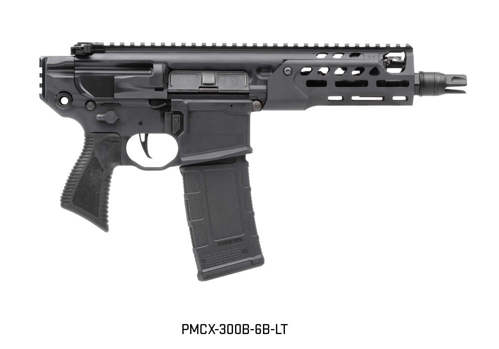 SIG SAUER PMCX RATTLER LT HGA 300 BLK 6.7IN BBL BLK PSB AL MLOK HG 30RD MAG