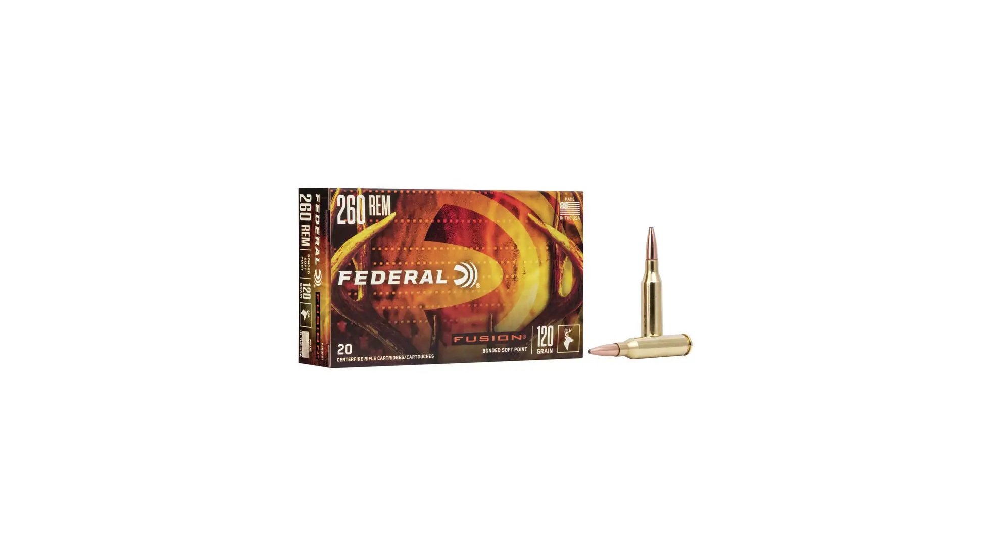 FEDERAL FUSION 260REM 120GR