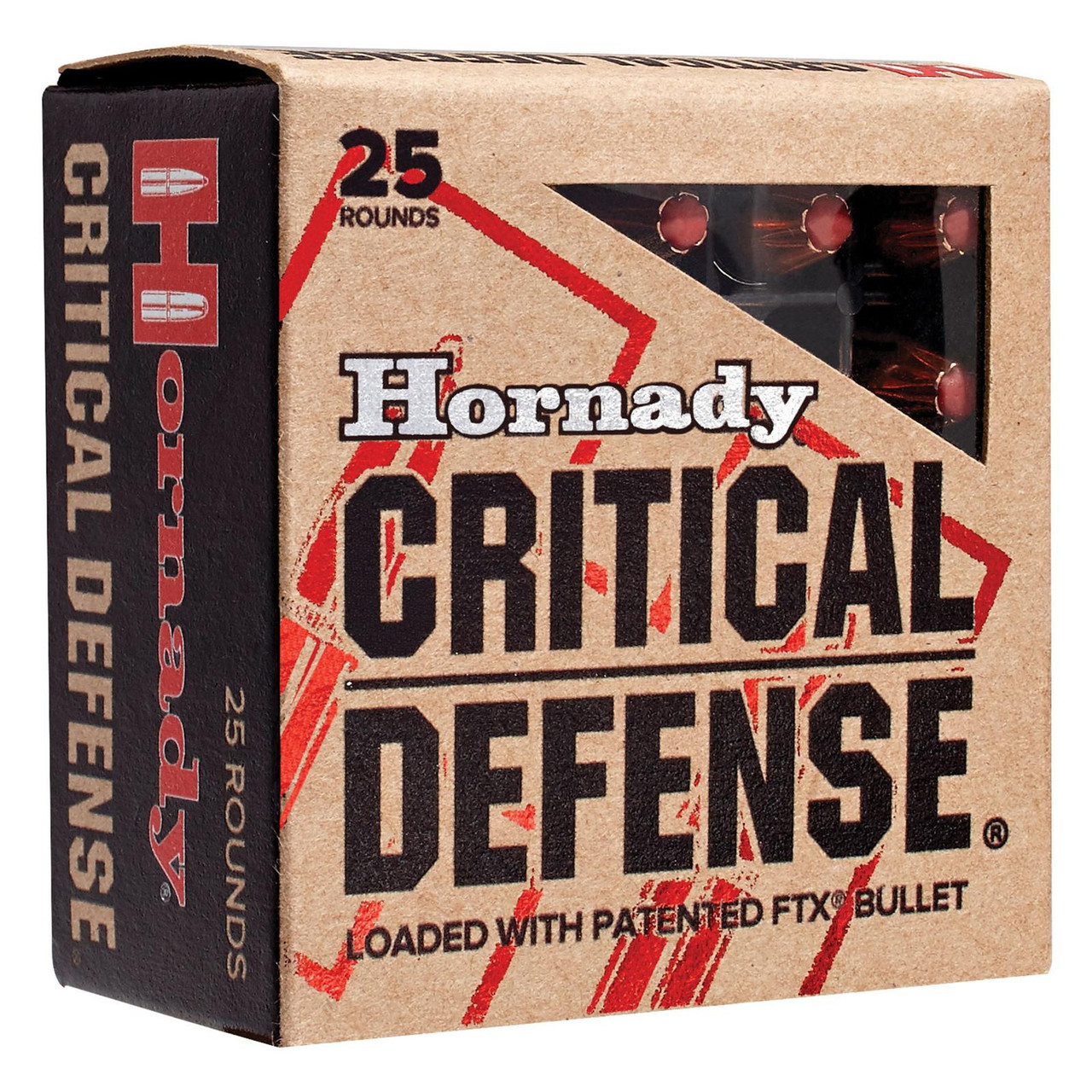 Hornady Critical Defense .38 Special 110 Grain FTX Flex Tip Expanding Ammunition