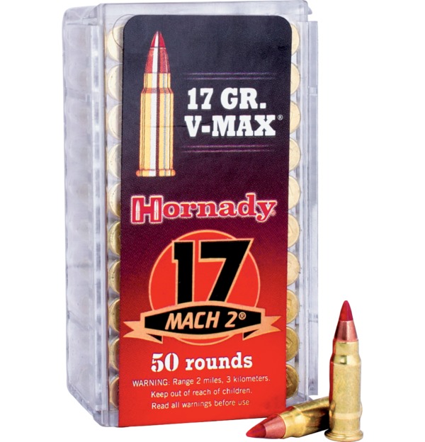 Hornady .17 Mach 2 17gr V-MAX Brass – 50rd