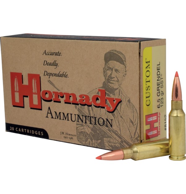 Hornady Custom 6.5 Grendel SST 123 gr Rifle Ammo (20 Rd)