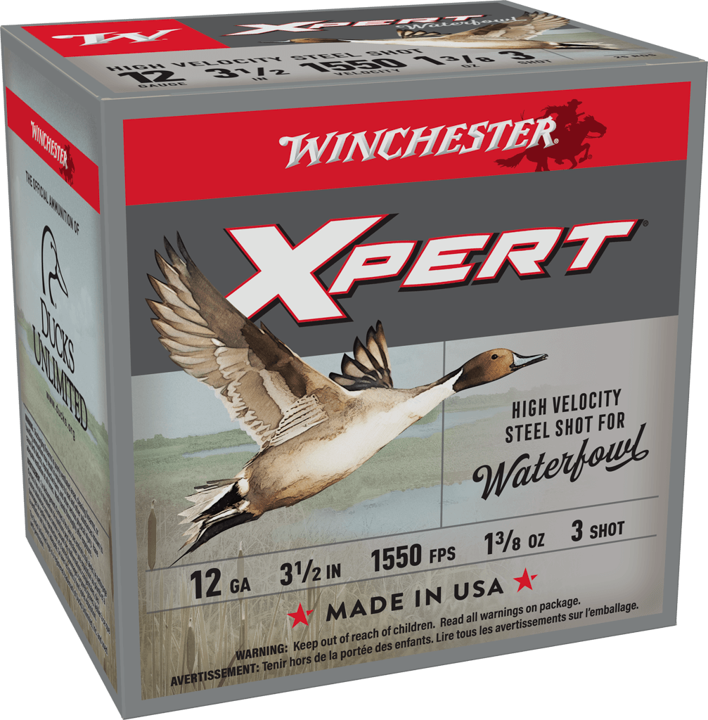 Winchester Xpert Steel Super-X Waterfowl 12 Gauge 3.5" 1-3/8oz #3 25rd Shotshell