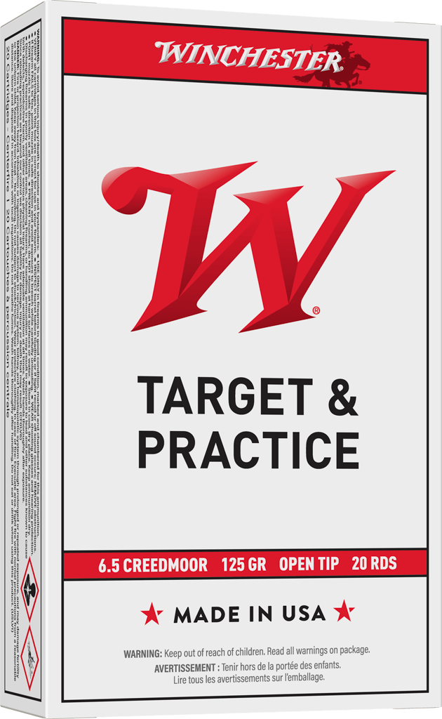 Winchester USA White Box 6.5 Creedmoor 125gr Open Tip (20rd)