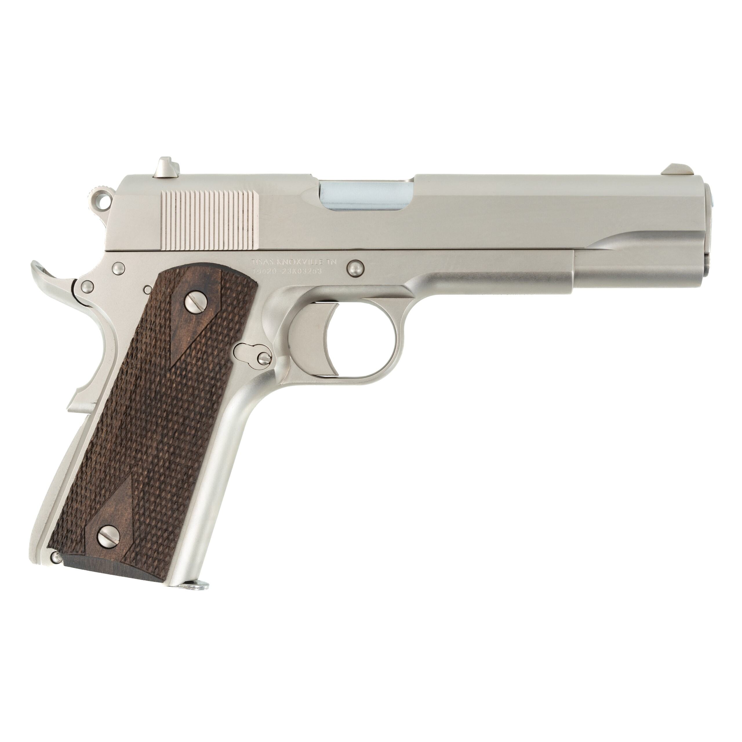 SDS TISAS 1911A1 STAKEOUT 9MM/38 SUPER PSTL NICLEL COATED