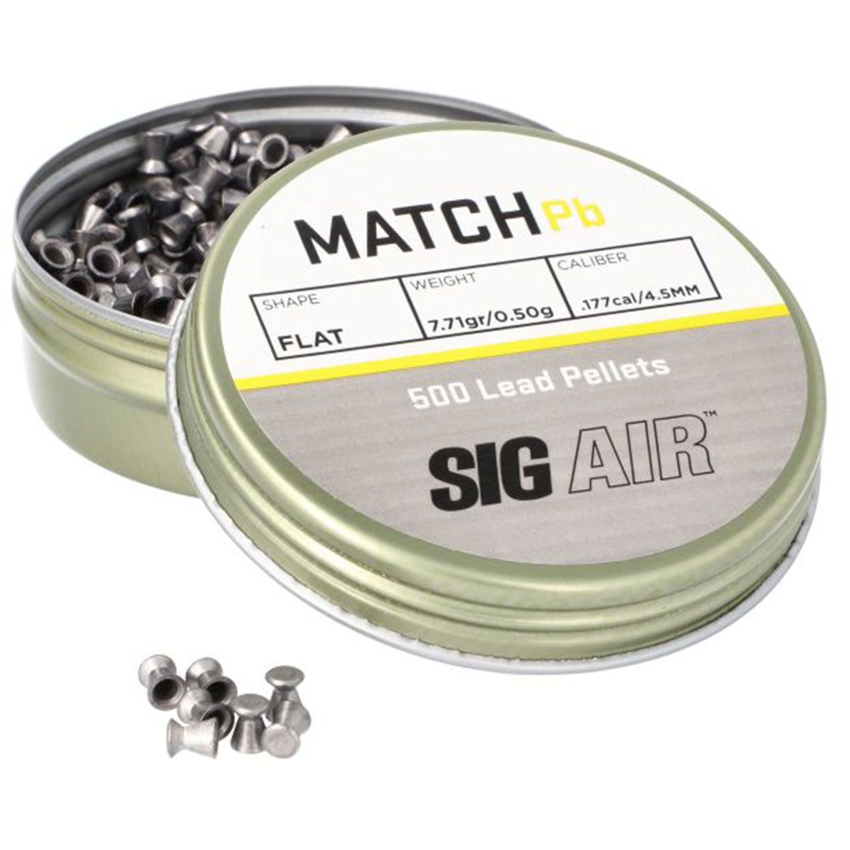 SIG PELLET .177 MATCH PB 500CT