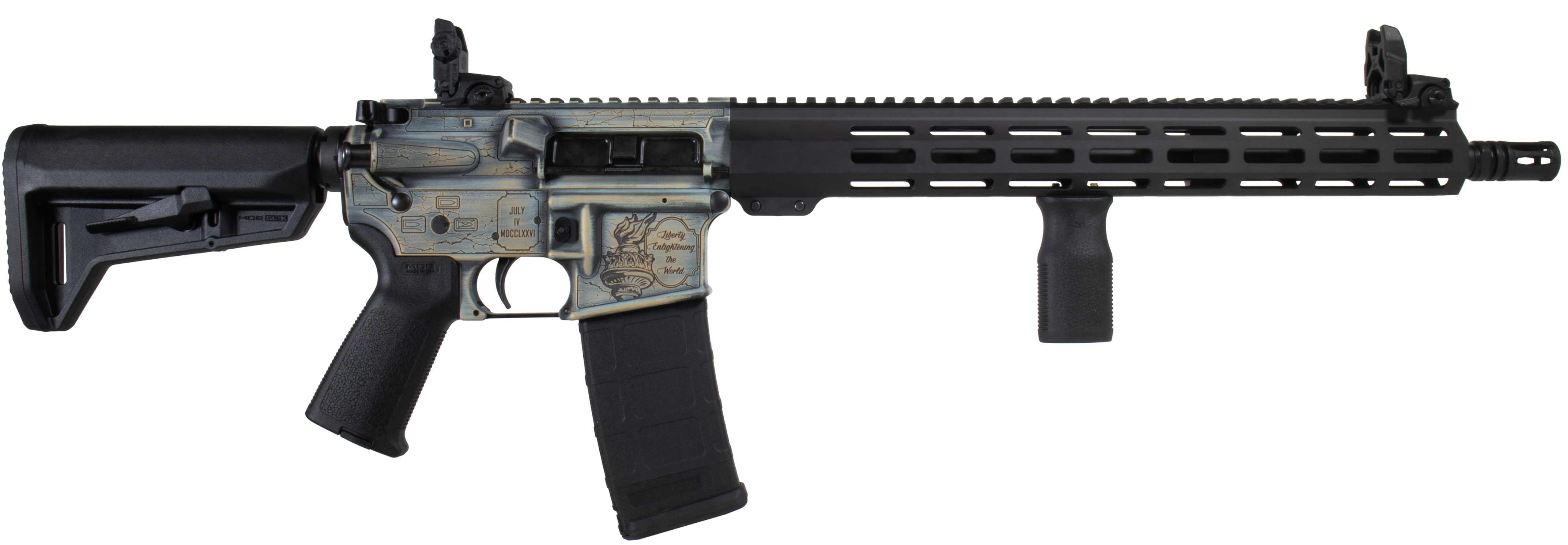 SHARK COAST LADY LIBERTY DELUXE DEEP ENGRVD AR 5.56 RFL MAGPUL