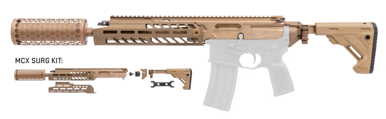 SIG MCX-SURG SUPPRESSED 223/556 UPPR