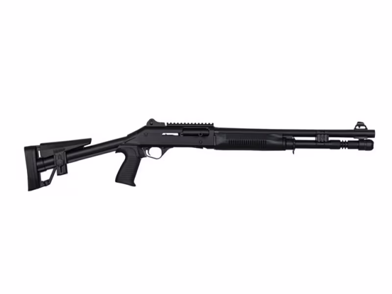 PANZER ARMS M4 TACTICAL 12G SA BLACK FIXED SKELETON STOCK