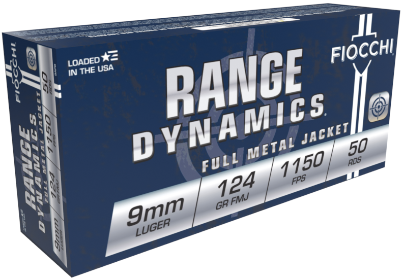 Fiocchi 9APB Shooting Dynamics 9mm Luger 124gr FMJ (50rd)