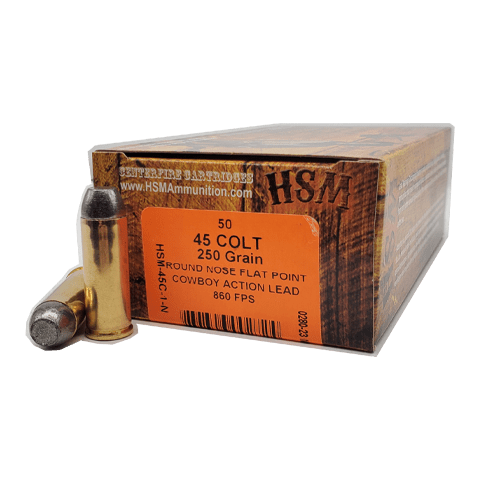HSM Cowboy Action .45 Colt 250 gr RNFP-Hard 50rd