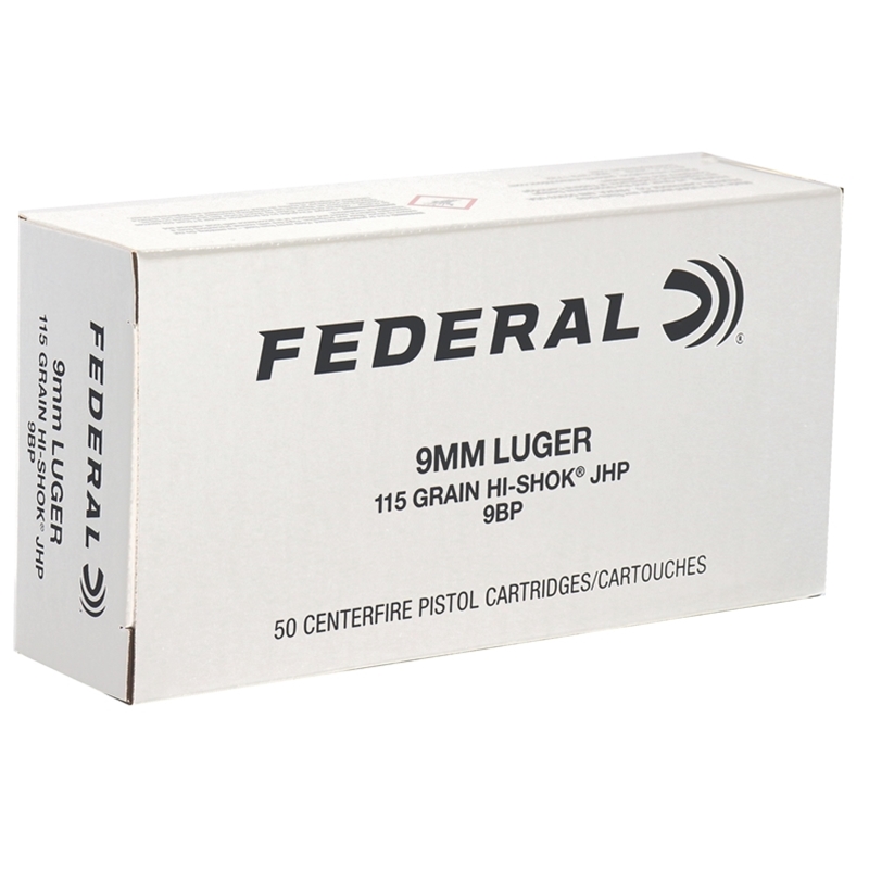 FEDERAL CLSSC 9MM 115GR HS JHP
