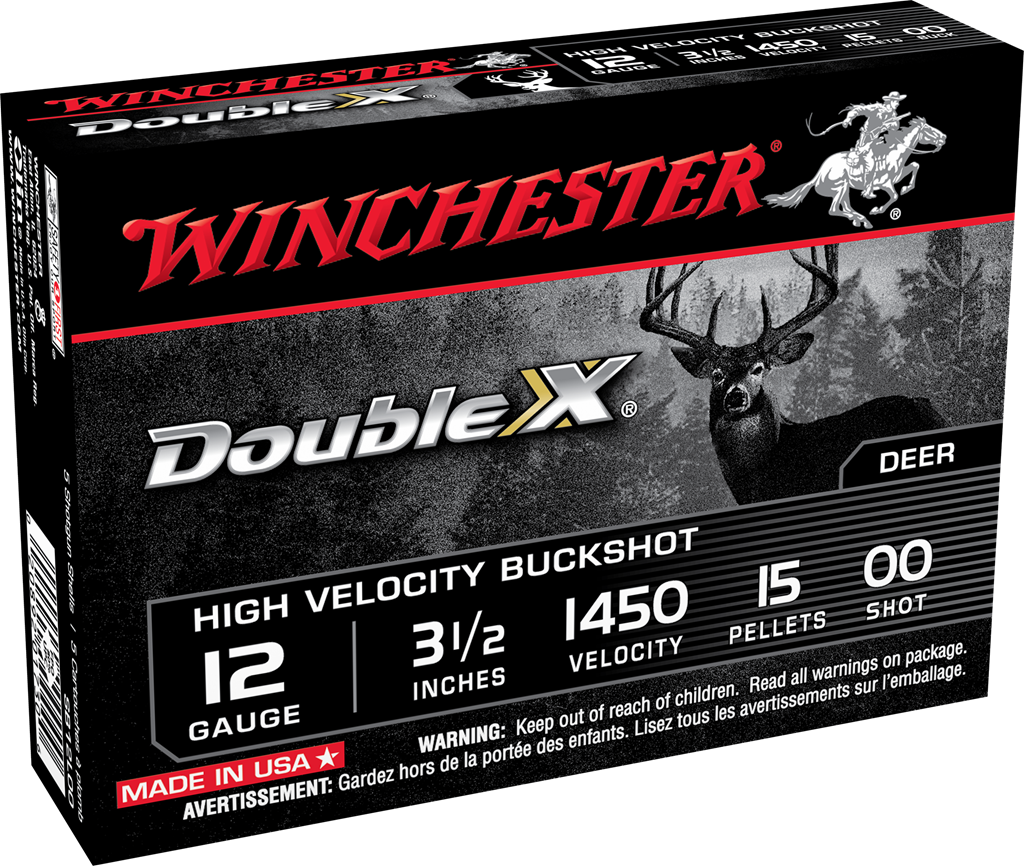 Winchester Double X Buckshot 12 Gauge 3.5" 00 (5 Rounds)