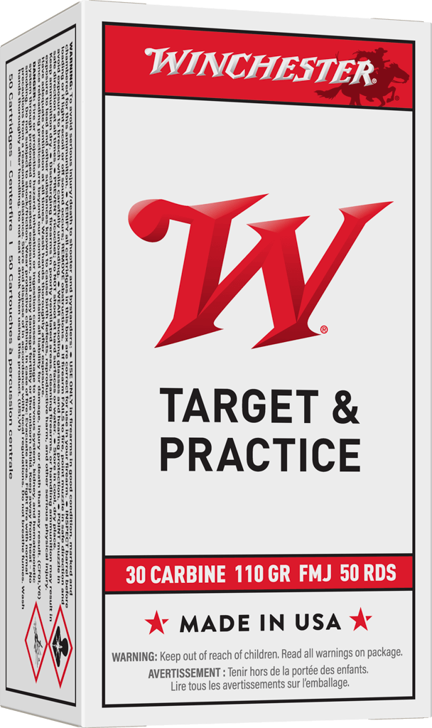 Winchester USA .30 Carbine 110gr FMJ 50-Round Box