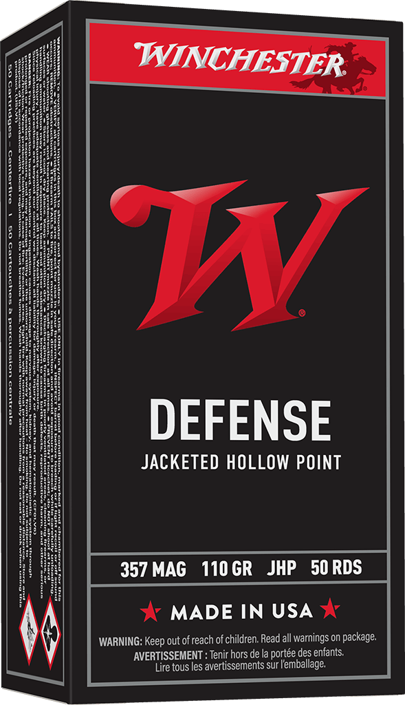 Winchester USA .357 Magnum 110-Grain JHP (50 Rounds)