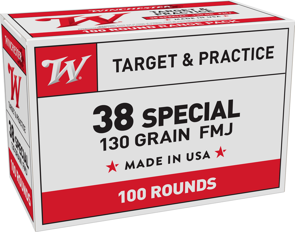 Winchester USA .38 Special 130gr FMJ 100rd Value Pack