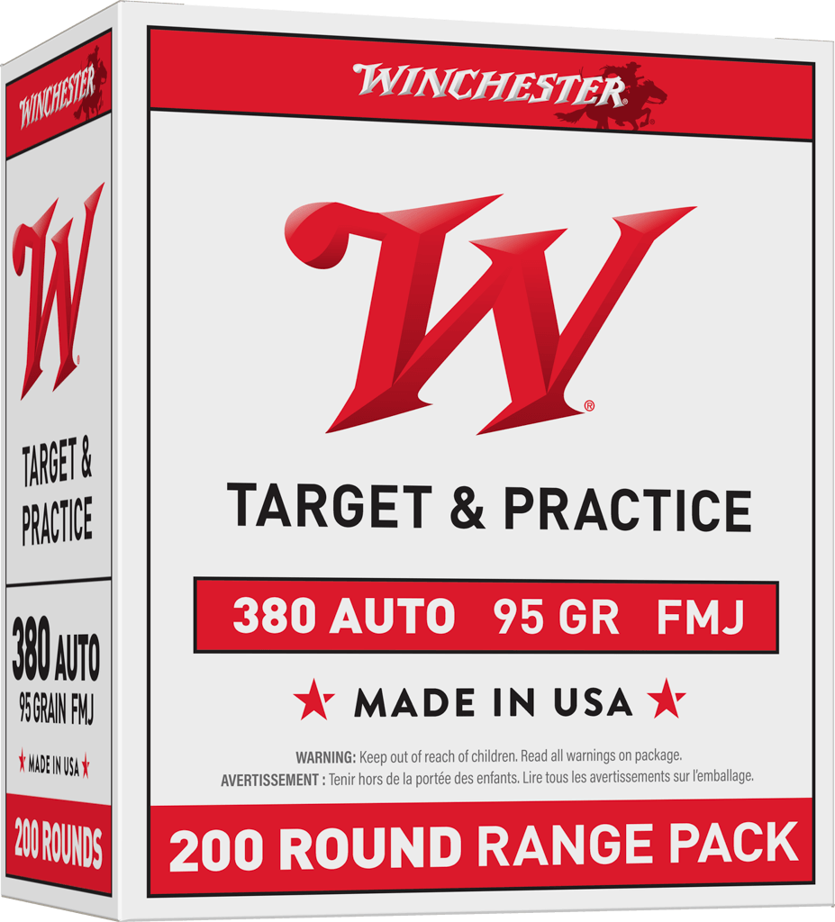 Winchester USA .380 ACP 95gr FMJ-RN