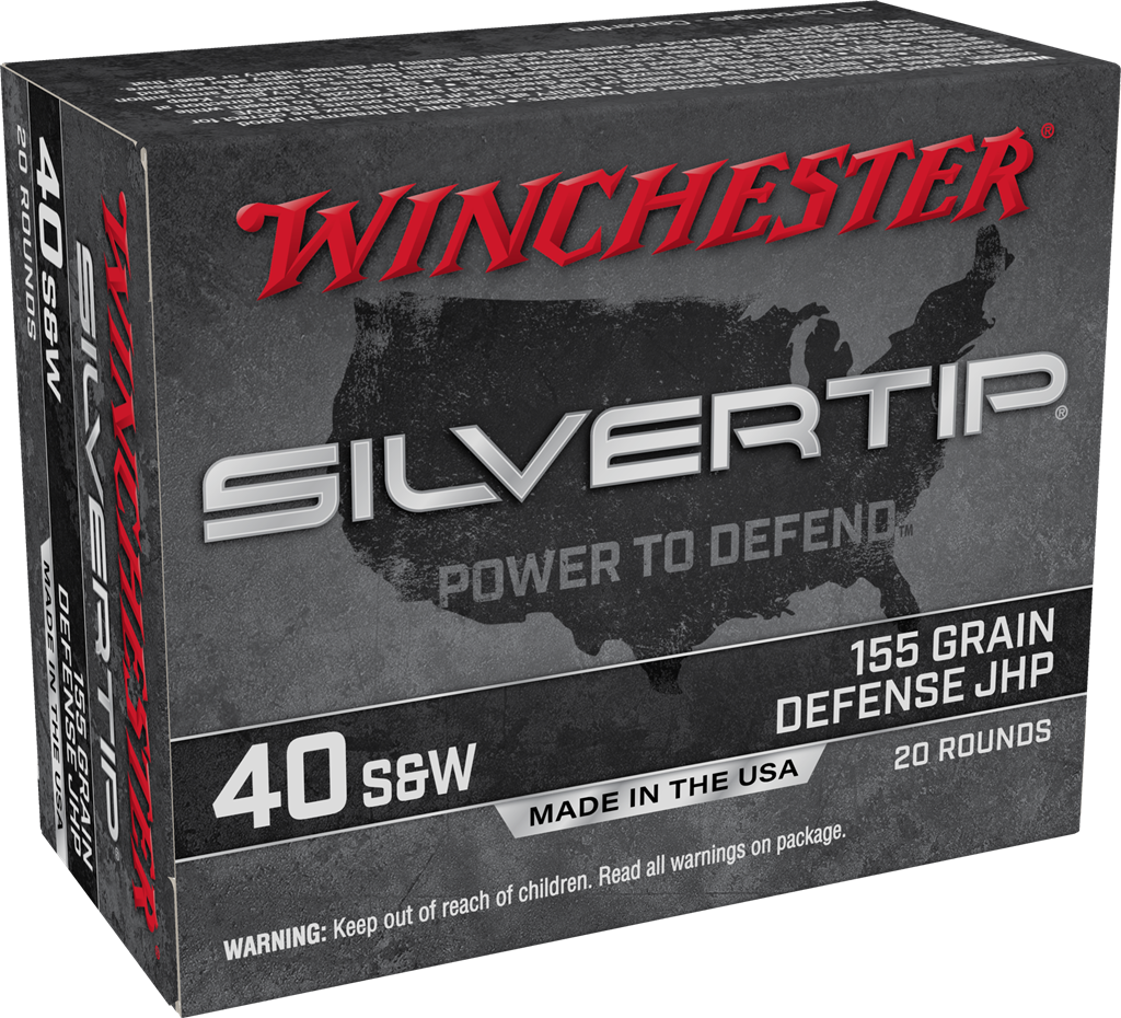 Winchester Silvertip .40 S&W 155gr JHP (20rd)