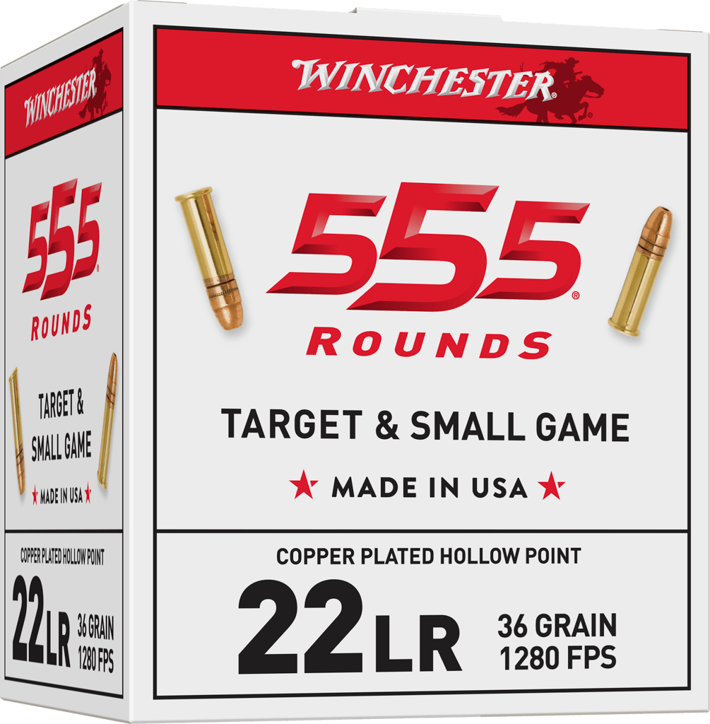 Winchester .22 LR 36gr Hollow Point USA White Box 555rd Brick