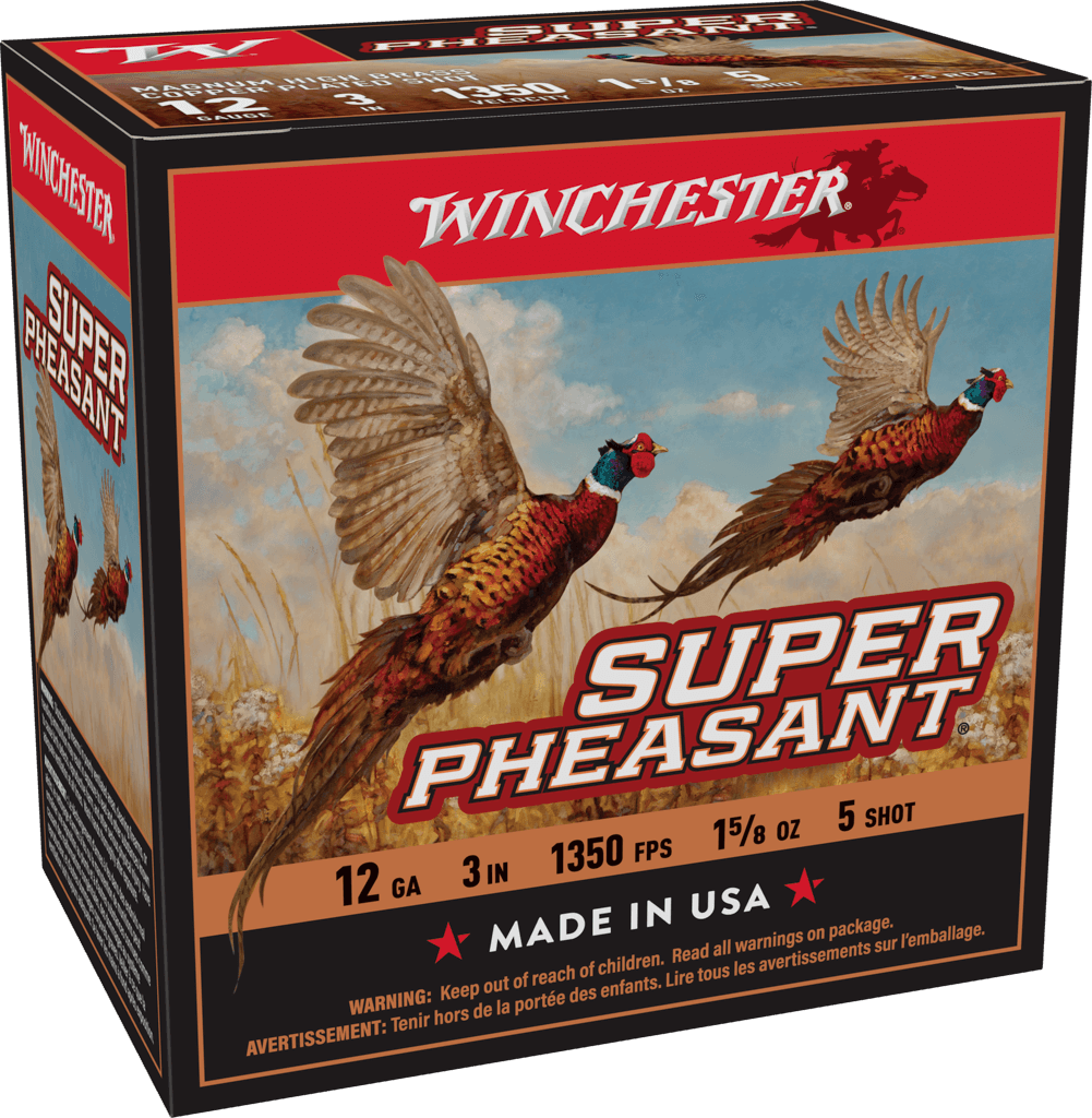 Winchester Super Pheasant Magnum High Brass 12 Gauge 3" #5 Shot 1-5/8 oz 25-Round Box