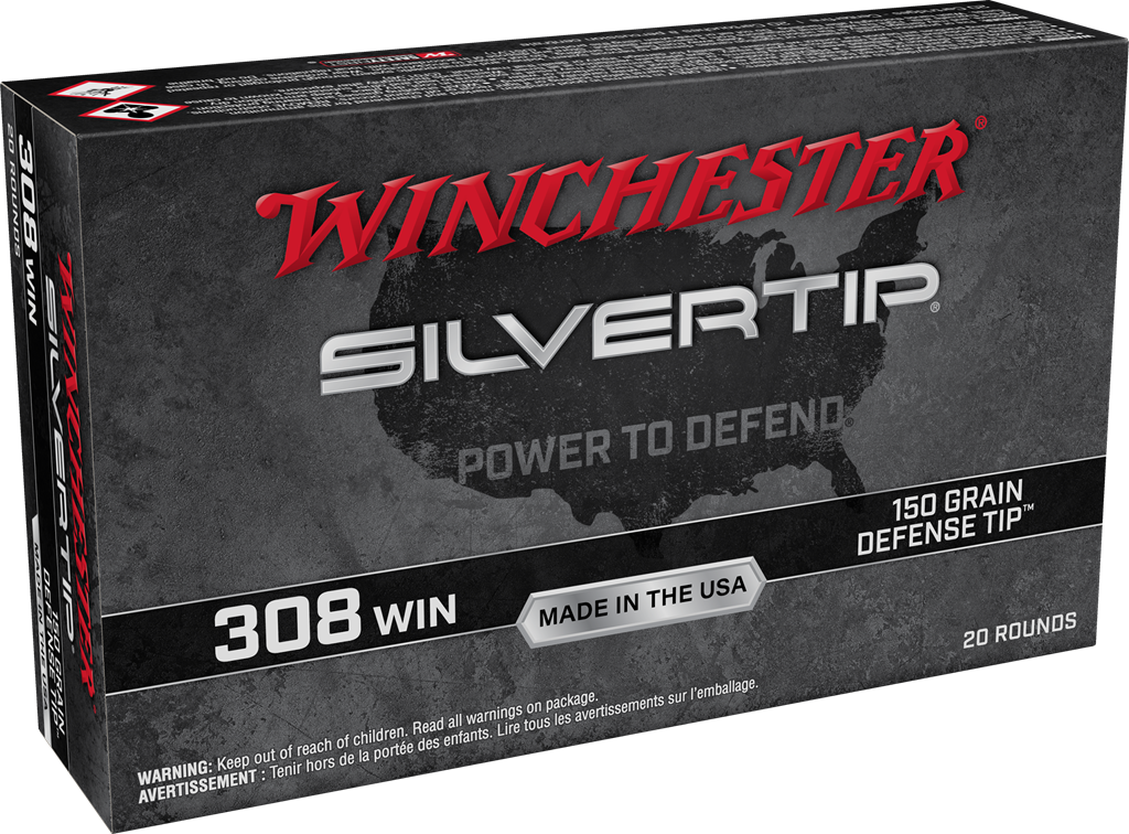 Winchester Silvertip Defense Tip .308 Winchester 150gr Ammunition