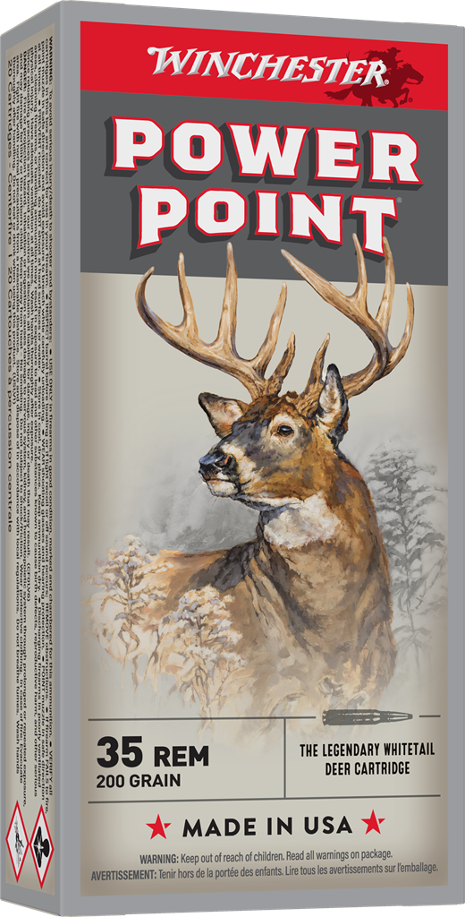 Winchester Super-X Power-Point .35 Remington 200 Grain 20-Round Rifle Ammunition