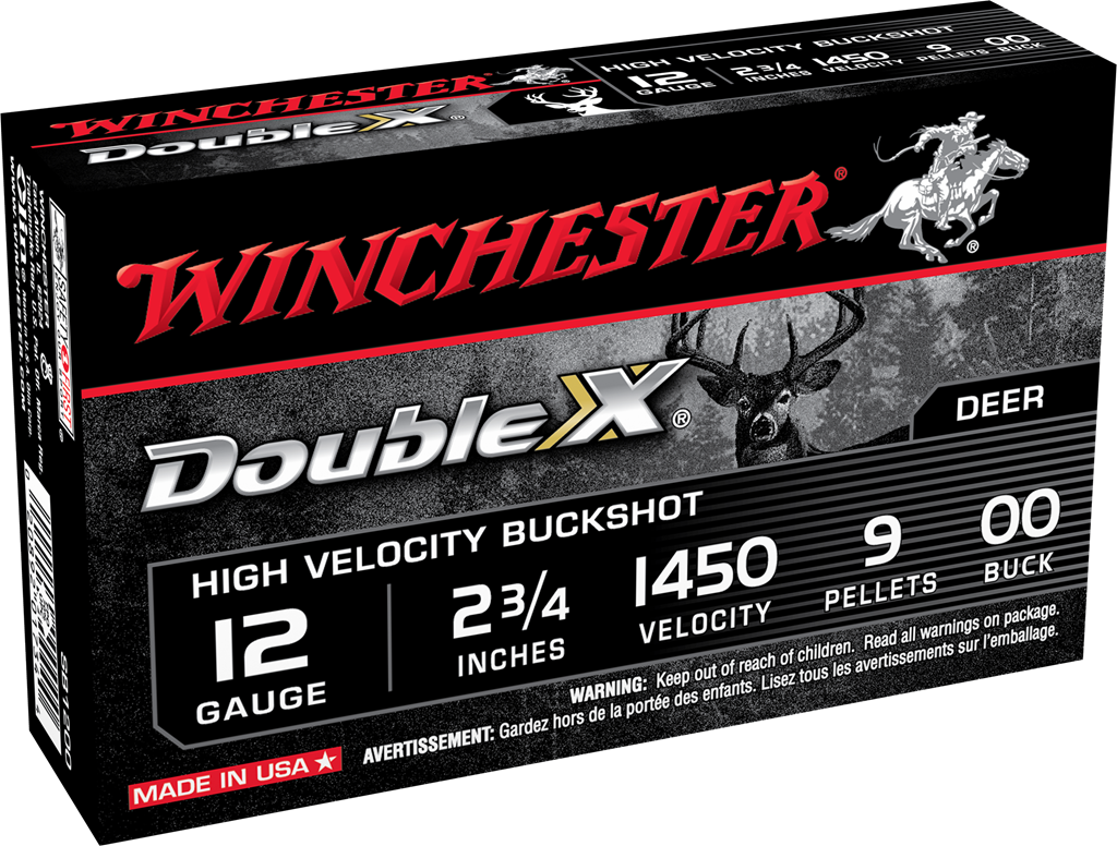 Winchester Double X Buckshot 12 Gauge 2.75" 00 (9 Pellets)