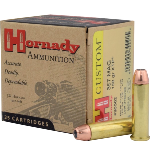 Hornady Custom 357 Mag 158gr XTP JHP Ammo