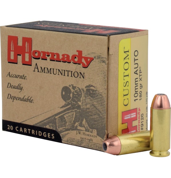 Hornady Custom 10mm 180gr XTP JHP 20-Round Box