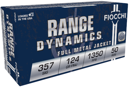 Fiocchi 357 SIG 124gr FMJ 50rd (20 bx/case)