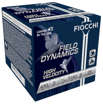 Fiocchi Field Dynamics High Velocity .410 Bore 3 in 8 Shot 11/16 oz Shotshell