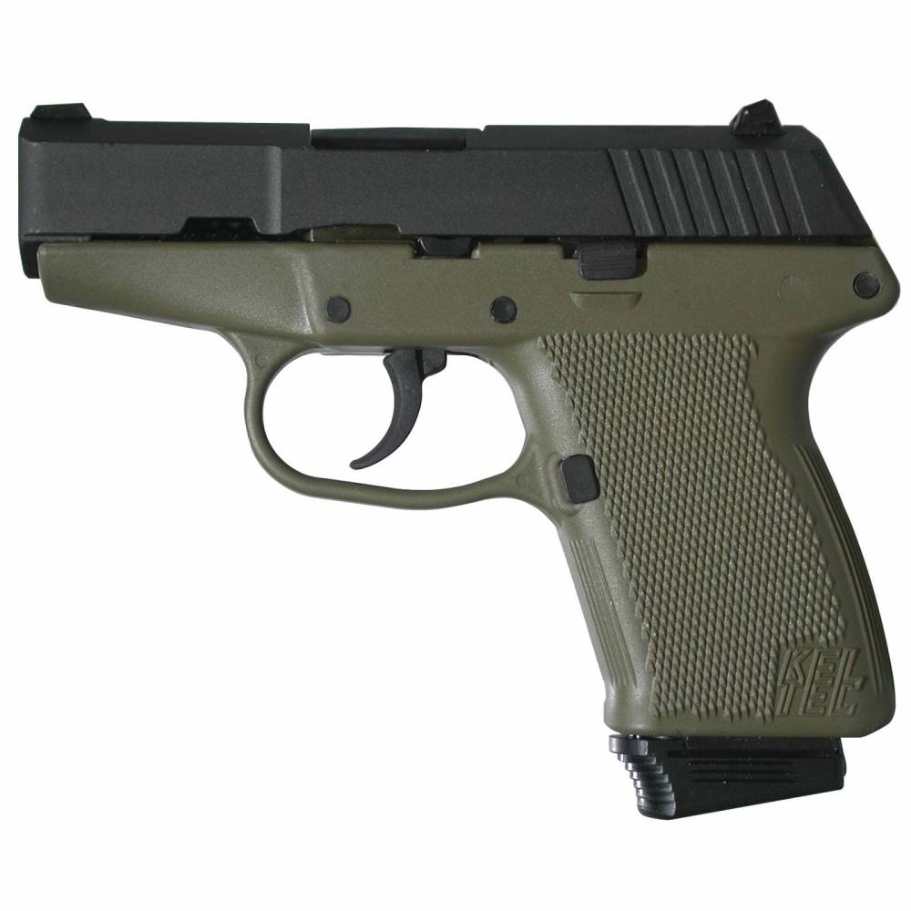 KELTEC P11 9MM PSTL GREEN/BLK GRIP BLEM
