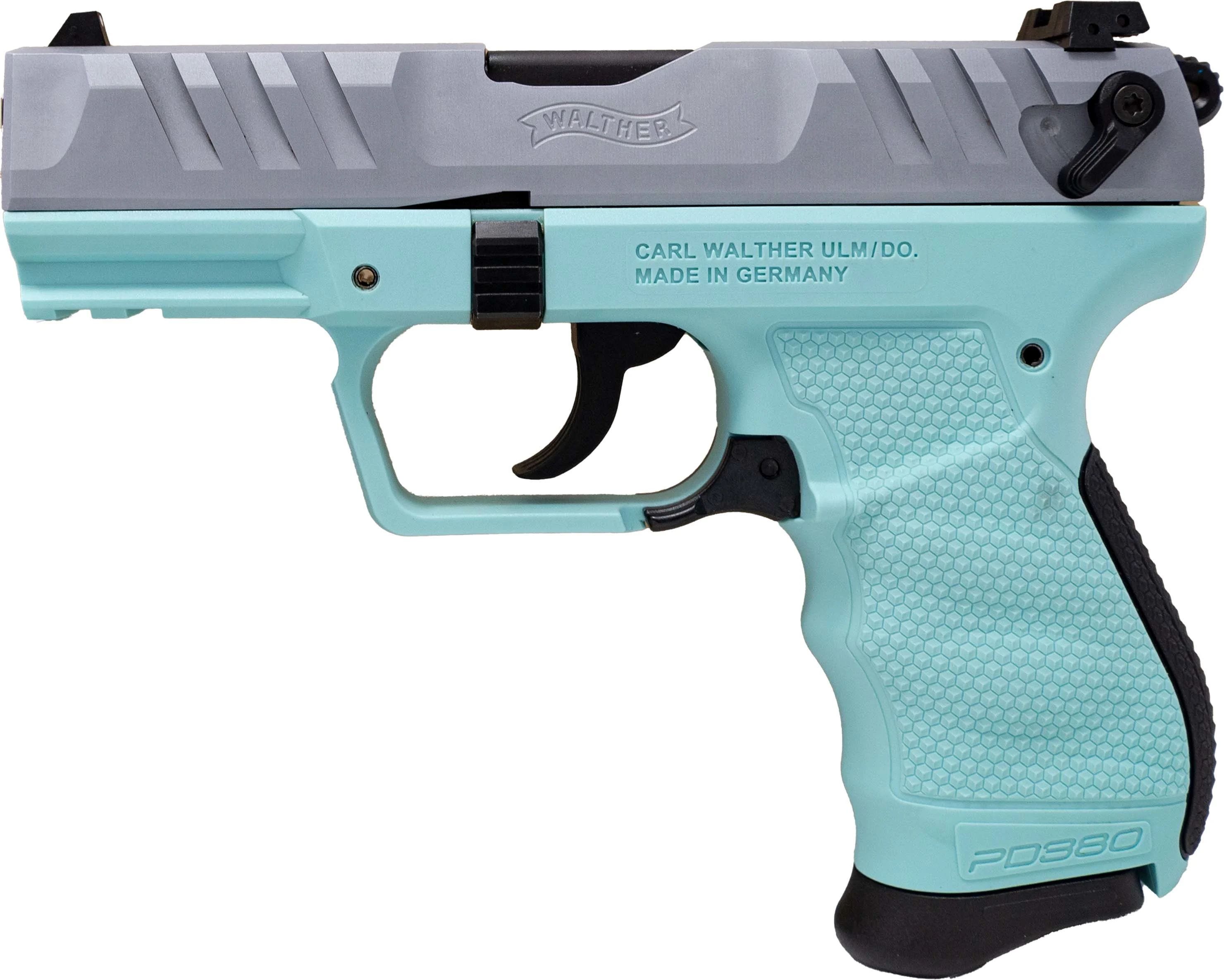Walther PD380 380 ACP 3.7 in Angel Blue (DA/SA)
