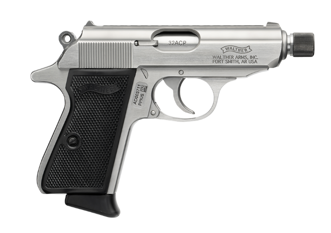 Walther Arms PPK SD .32 ACP Stainless Steel Threaded Barrel Semi-Auto Pistol