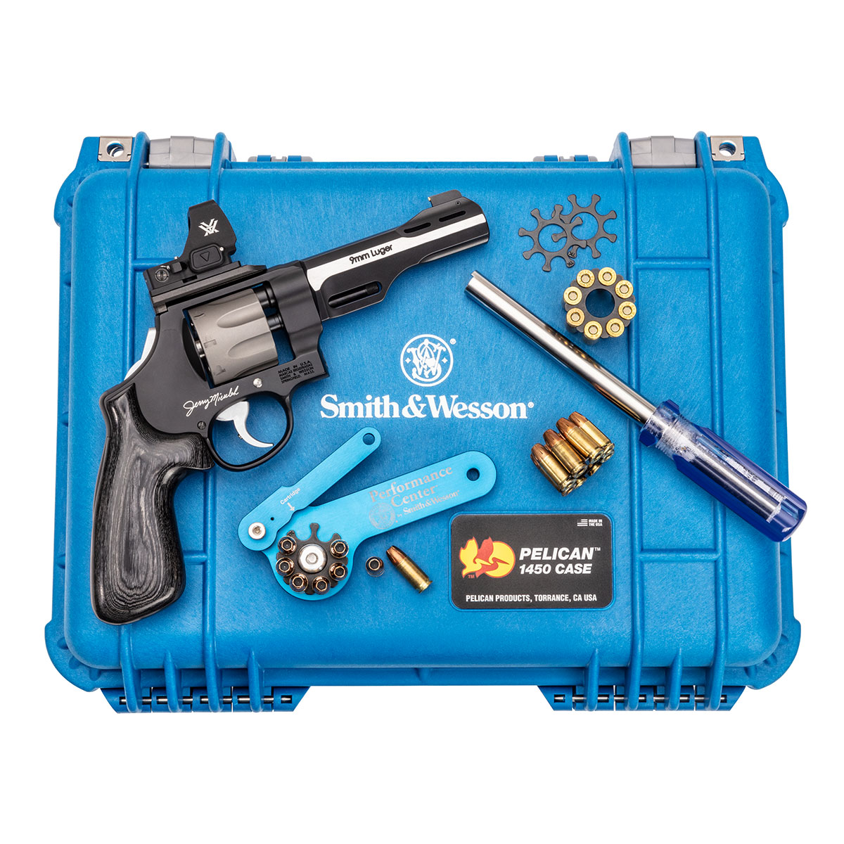 Smith & Wesson Performance Center PC Model 327 WR Jerry Miculek 9mm Revolver (Vortex CompDot 8MOA)
