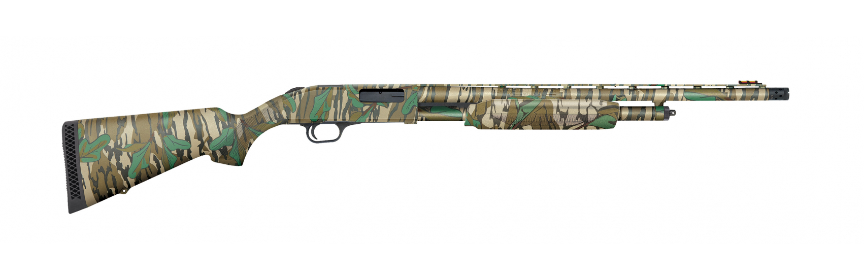 Mossberg 500 Turkey 20 Gauge Pump Shotgun, 22" Mossy Oak Greenleaf