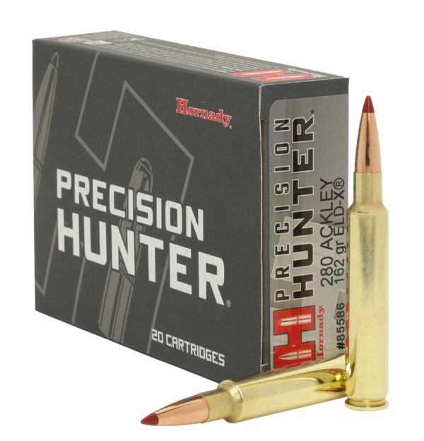 Hornady Precision Hunter .280 Ackley Improved 162 Grain ELD-X 20rd Box