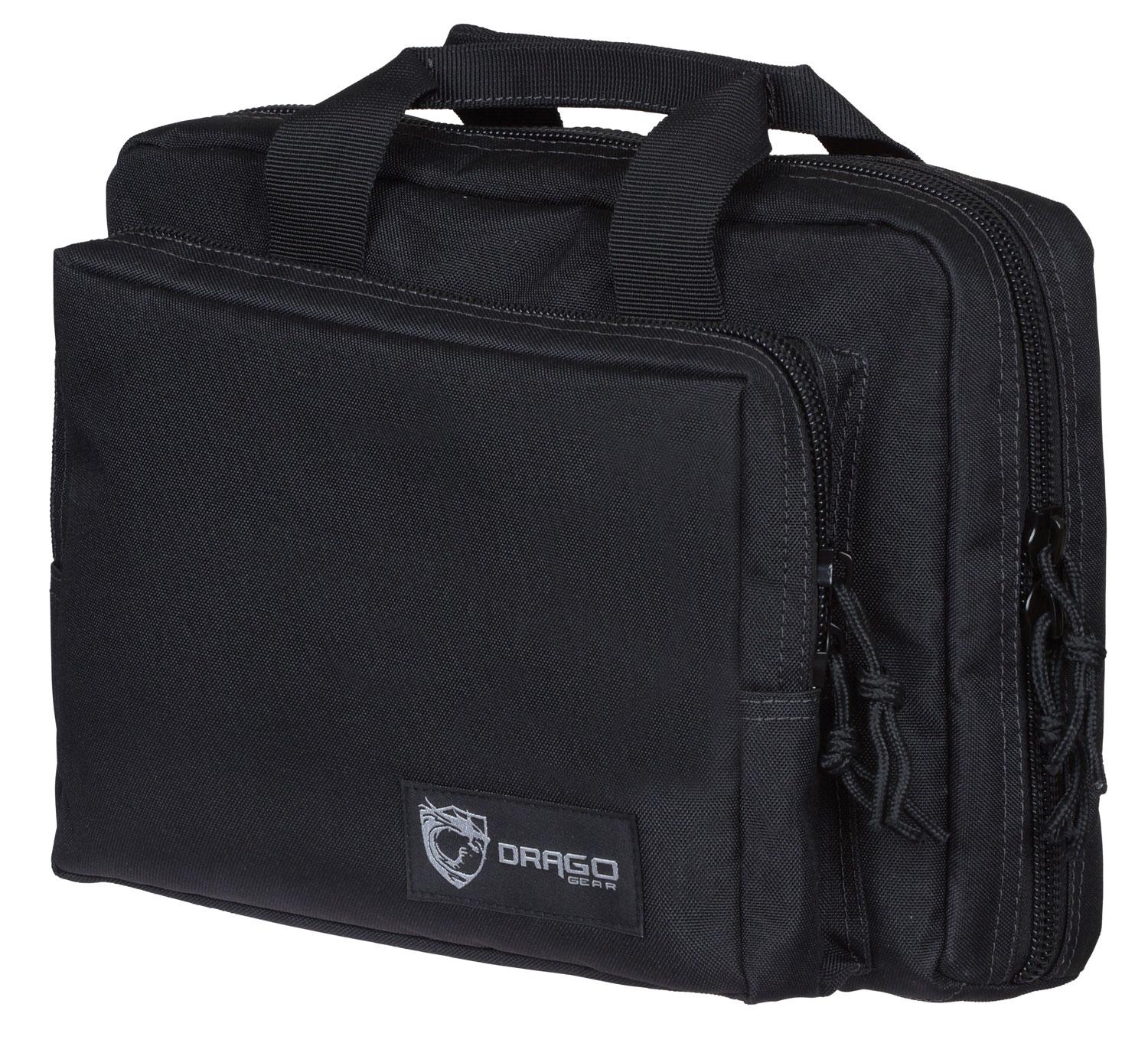 DRAGO PRO GEAR DOUBLE PISTOL CASE BLACK (24/CASE)