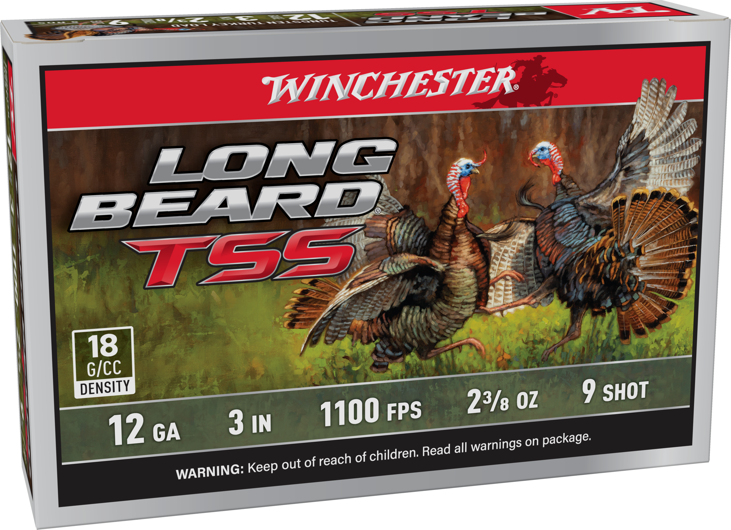 Winchester Long Beard TSS 12 Gauge 3" #8 TSS 2-3/8 oz Shotshell (5 Rounds)